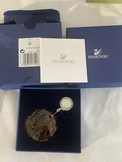 SCS Smokey BROWN Earth ORNAMENT 905542 Window Suncatcher Mib Complete